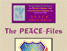 Tablet Screenshot of peace-files.com